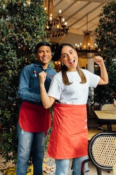 restaurant manager in uniform